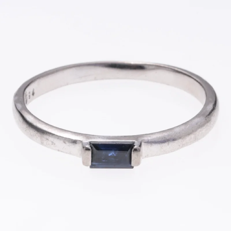 Unlock Unbeatable Jewelry Deals Before They’Re Gone 18K White Gold Sapphire Ring | 0.22ct | SZ 6.25