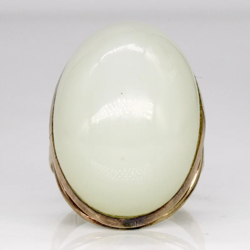 Everyday Jewelry Essentials Now On Sale Chalcedony Cocktail Ring | 25.00ct | SZ 7.25 |