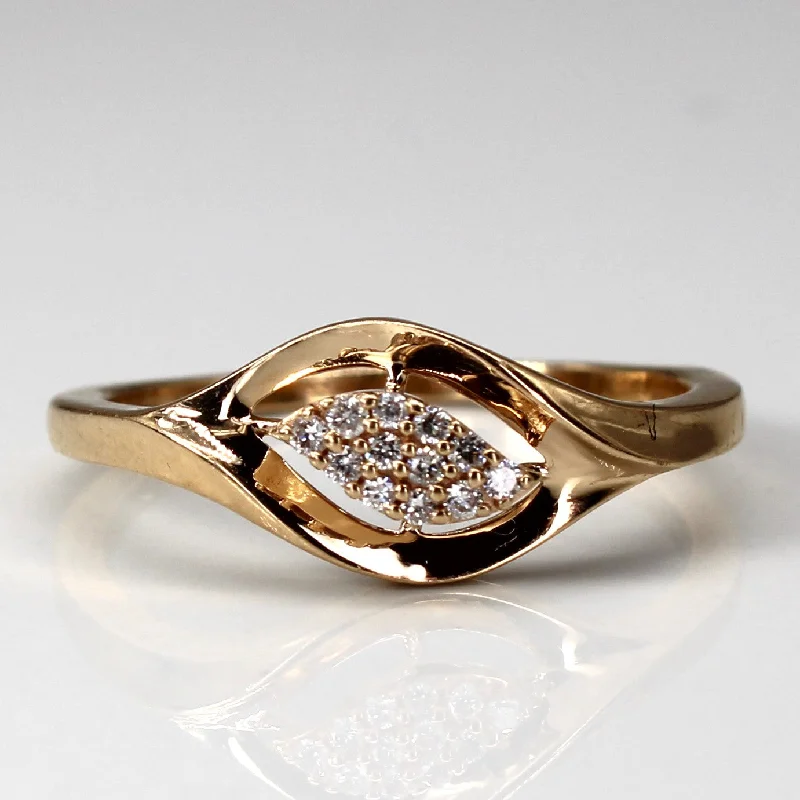 Elegant Jewelry, Exclusive Prices – Shop Now Cluster Set Diamond Ring | 0.12ctw| SZ 7.5 |