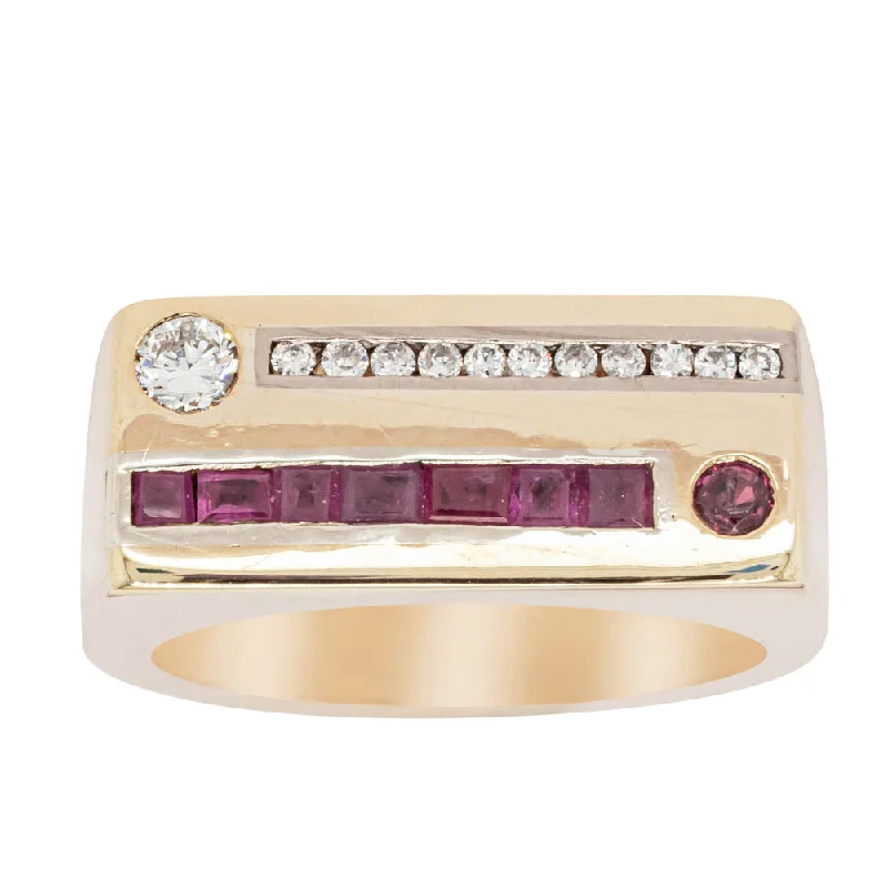 Personalized Jewelry Sale – Meaningful Gifts At Great Prices Deja Vu 9ct Yellow Gold .25ct Ruby & Diamond Ring