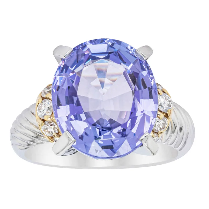 Discover Unique Jewelry With Special Limited-Time Offers Deja Vu Platinum 5.60ct Tanzanite & Diamond Ring