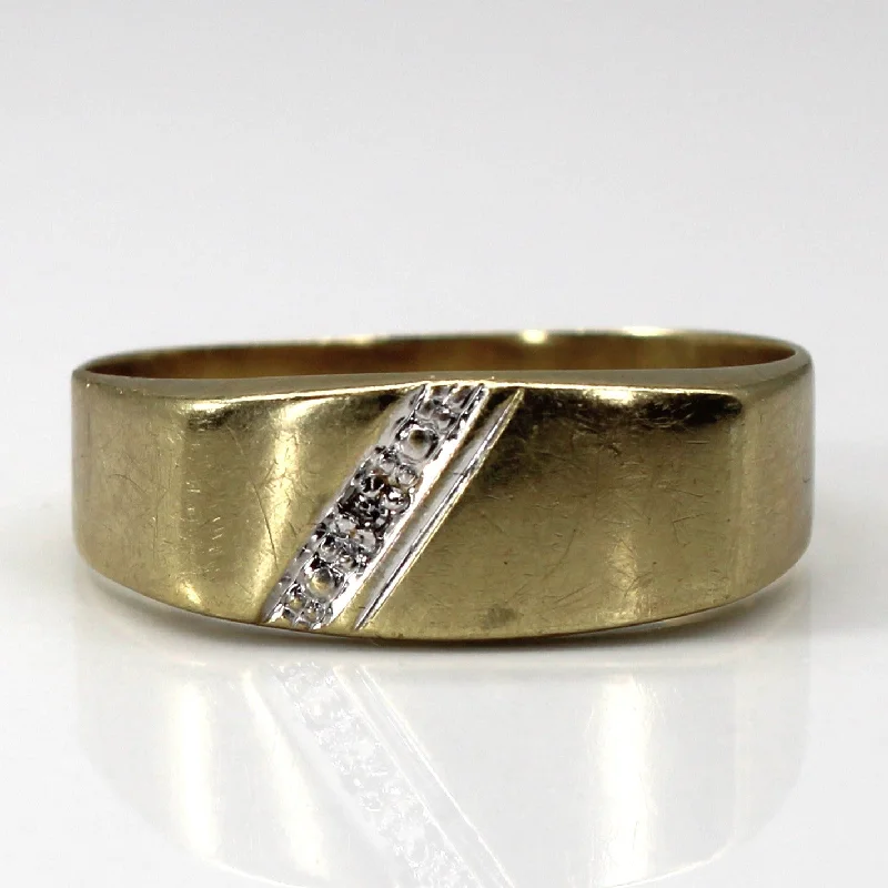 Elegant Jewelry At Unbeatable Offers – Shop Before It's Gone Diamond Gold Band | 0.01ct | SZ 9.5 |