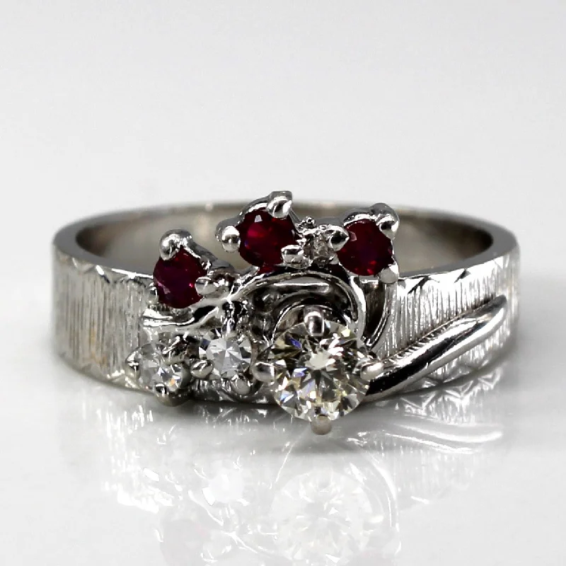 Shop Dazzling Rings, Earrings, And More At Special Discounts Diamond & Ruby Cocktail Ring | 0.24ctw | 0.12ctw | SZ 5.5 |