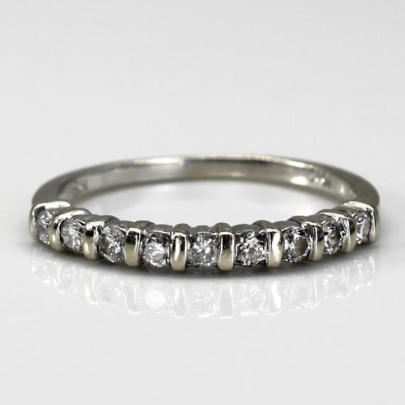 Seasonal Jewelry Deals – Elevate Your Style Diamond Semi Eternity Ring | 0.27ctw | SZ 5.5 |