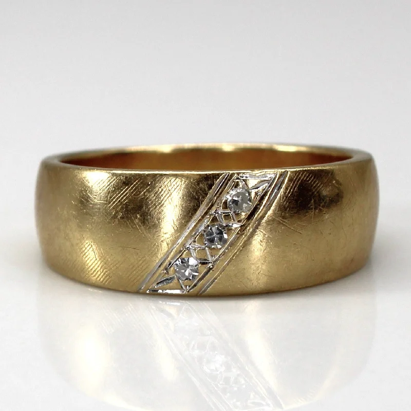 Discounted Luxury Jewelry – Shine Without The Splurge Diamond Solid Gold Band | 0.06ctw | SZ 8.5 |