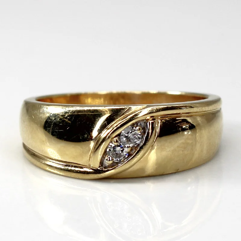 Affordable Glamour – Must-Have Jewelry At Special Rates Diamond Solid Gold Wedding Band | 0.08ctw | SZ 6.75 |