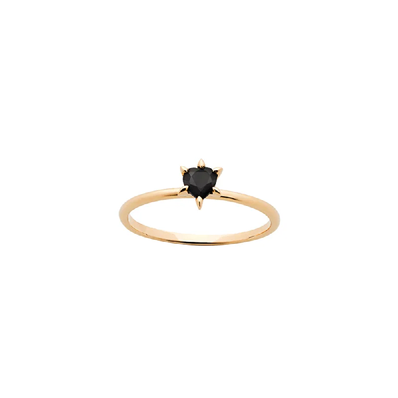 Grab Stylish Jewelry Before The Sale Ends Karen Walker Cupid's Heart Mini Ring - 9ct Yellow Gold