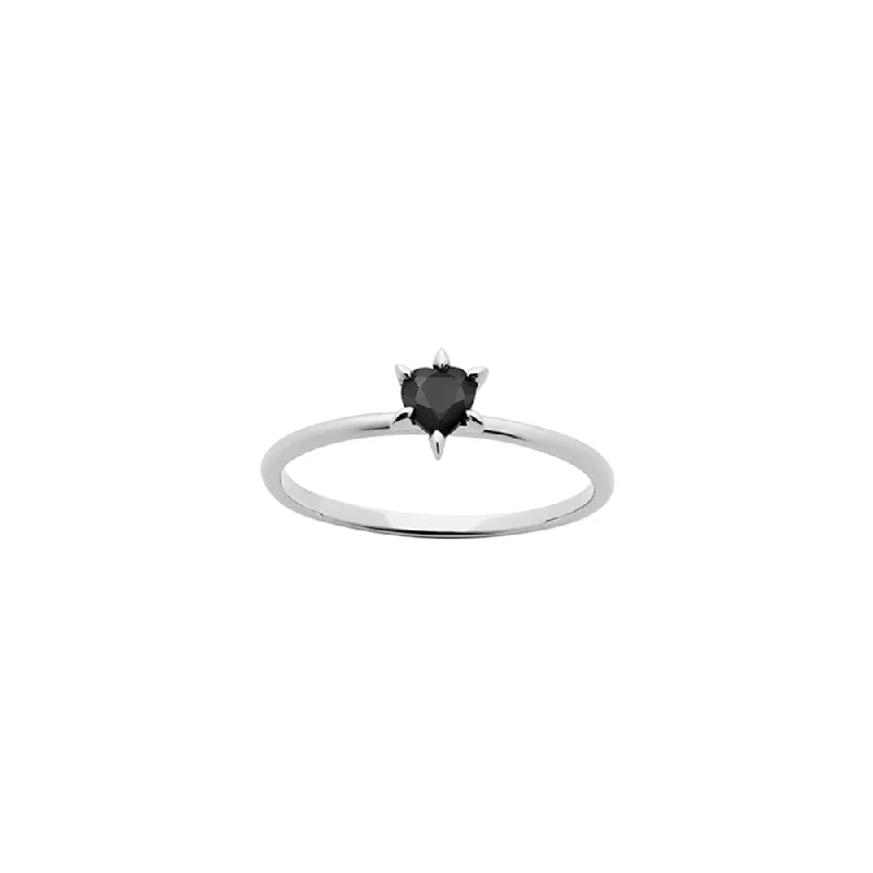 Chic, Trendy, And Affordable Jewelry Sale Karen Walker Cupid's Heart Mini Ring - Sterling Silver