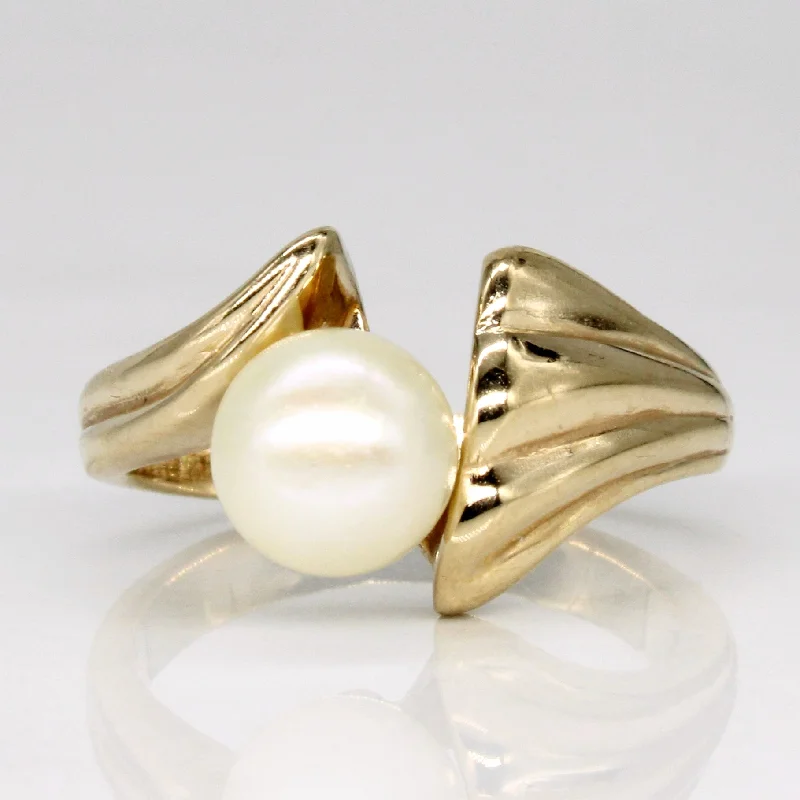 The Perfect Jewelry Piece At The Perfect Discount Pearl Cocktail Ring | SZ 6.25 |