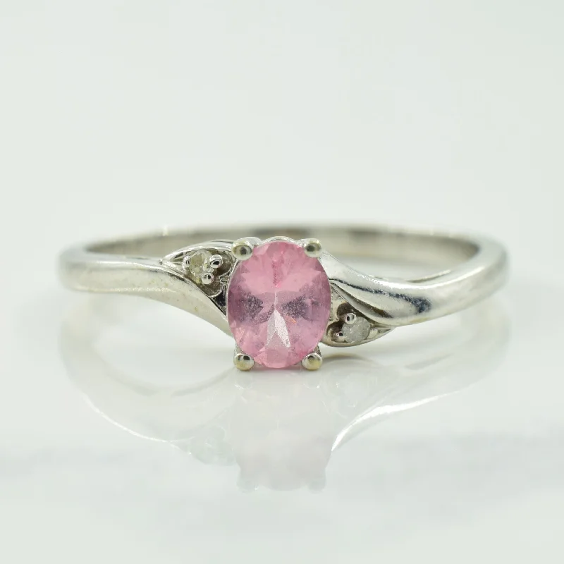 Upgrade Your Collection With Our Limited-Time Jewelry Sale Pink Tourmaline & Diamond Ring | 0.33ct, 0.01ctw | SZ 6.75 |