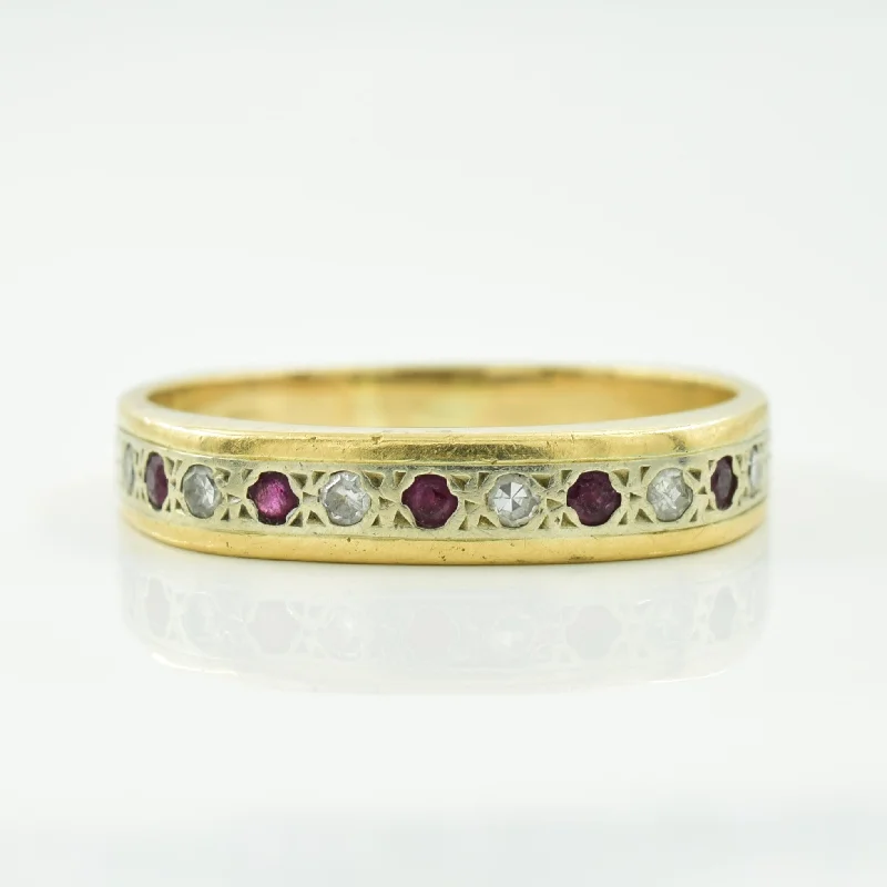 Exclusive Jewelry Sale – Limited-Time Discounts Ruby & Diamond Ring | 0.12ctw, 0.09ctw | SZ 7.25 |