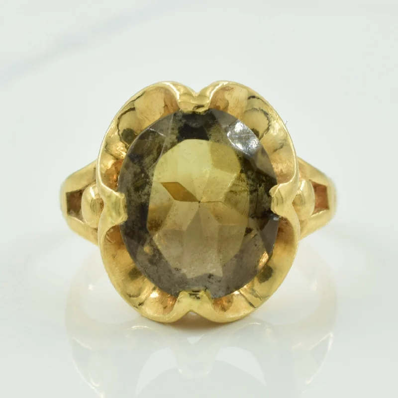 Trending Jewelry Now Available At Exclusive Prices Smoky Quartz Ring | 4.50ct | SZ 6.25 |