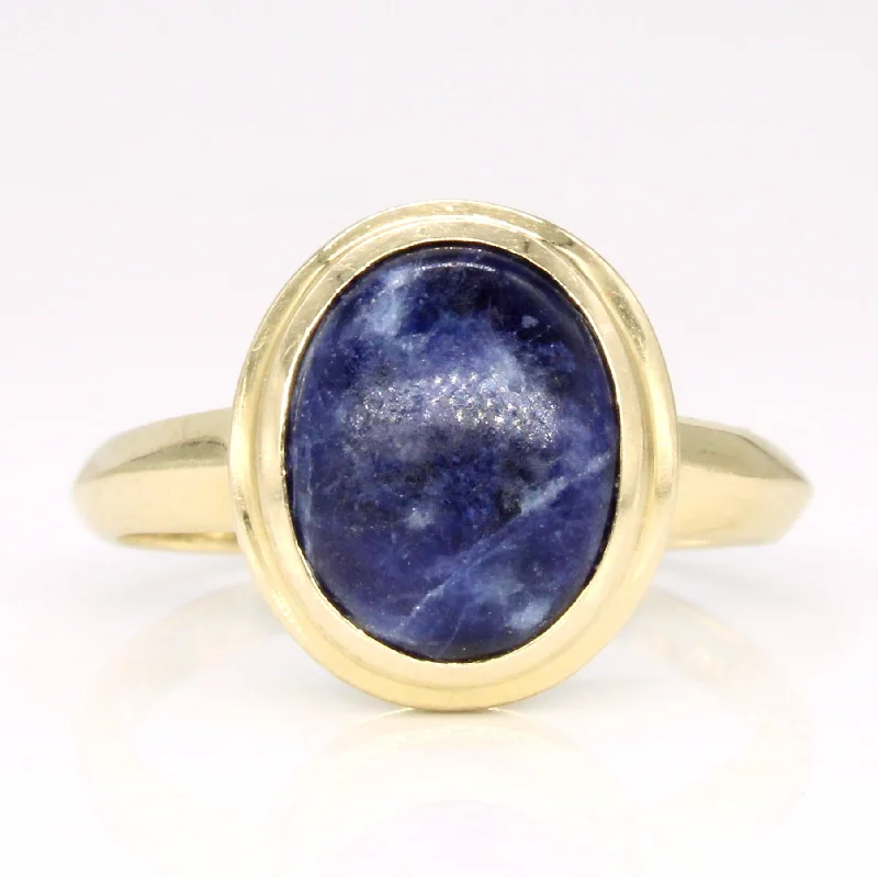 Jewelry Clearance Event – Stock Up Before It's Over Sodalite Cocktail Ring | 1.40ct | SZ 5.5 |