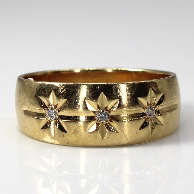 Flash Sale On Exquisite Jewelry – Don't Miss Out Starburst Diamond Band | 0.08ctw | SZ 10.5 |