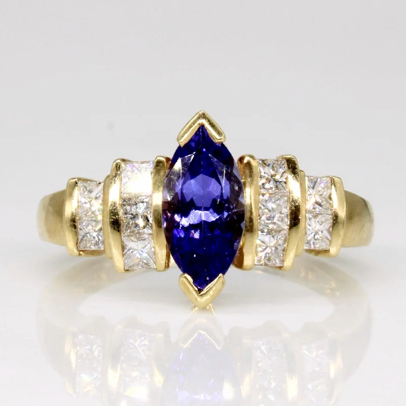 Special Jewelry Deals – Upgrade Your Collection Tanzanite & Diamond Cocktail Ring | 1.10ct, 0.60ctw | SZ 6.75 |