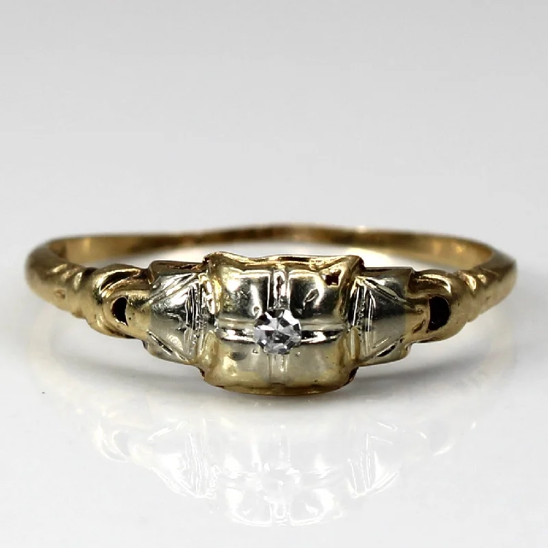 Sparkle For Less – Shop Our Limited-Time Jewelry Deals Vintage Diamond Ring | 0.02ct | SZ 6.5 |