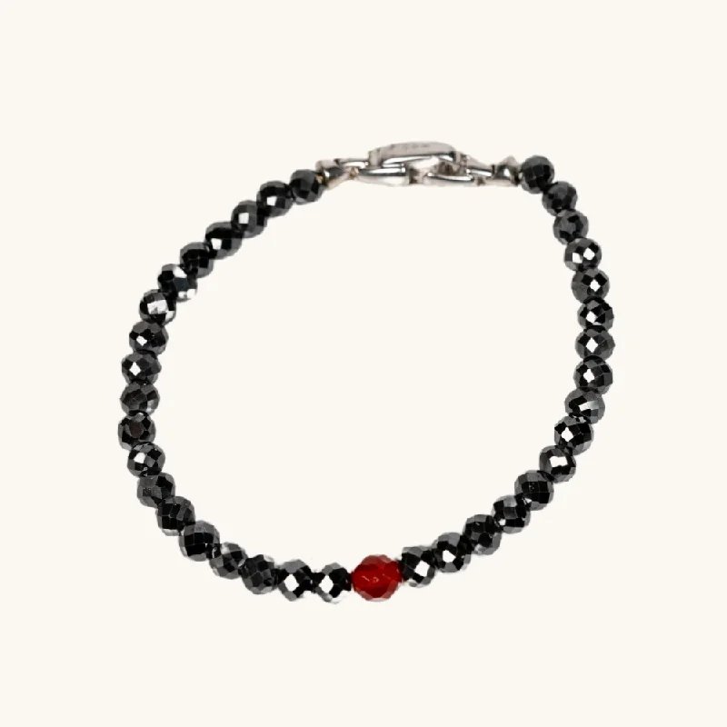 Flash Jewelry Sale – Get Stunning Pieces At Low Prices Red and Black Moissanite Bracelet