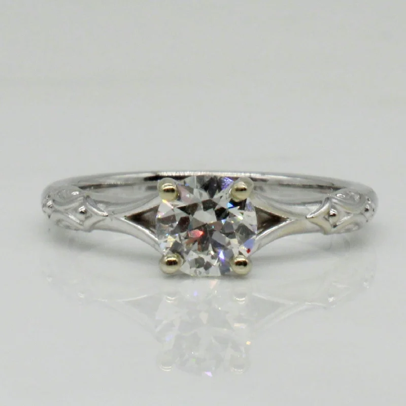 Trendy And Classic Jewelry Now At Reduced Prices '100 Ways' Split Shank Old European Diamond Engagement Ring | 0.70ct | SZ 6.75 |