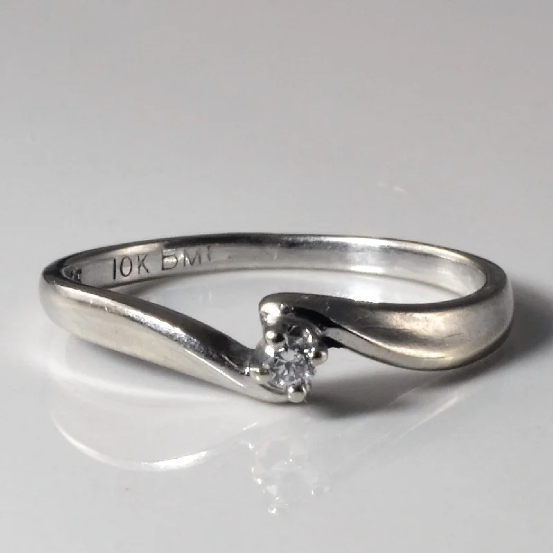 Premium Jewelry, Premium Discounts – Act Fast Petite Bypass Diamond Ring | 0.04ct | SZ 5.75 |