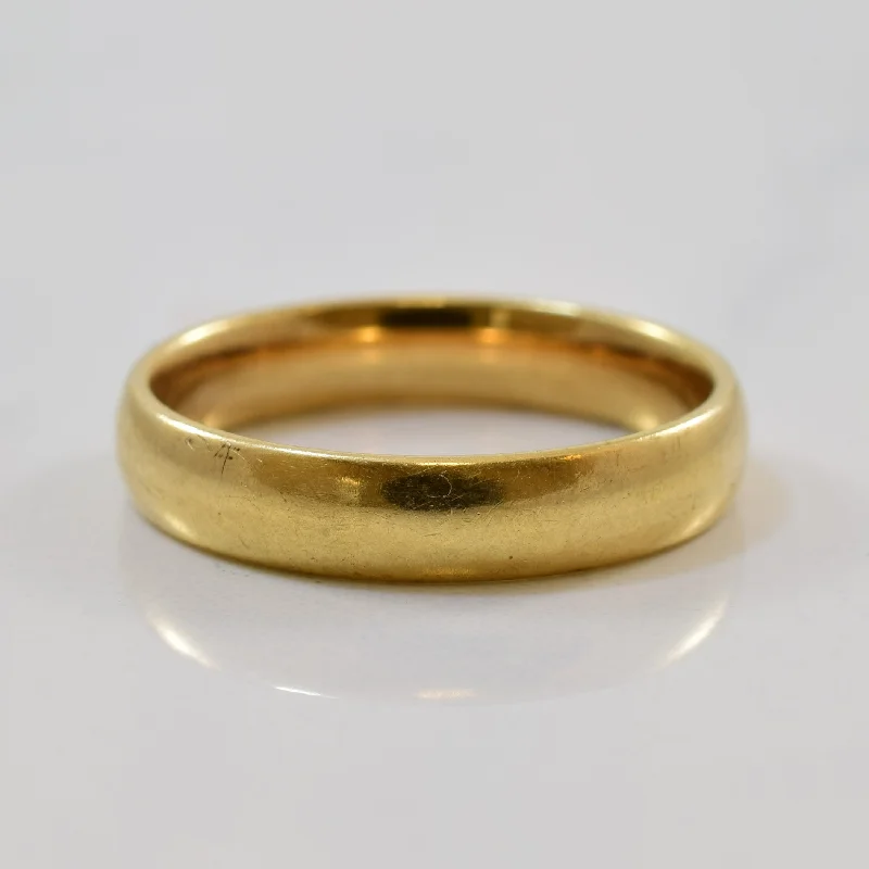 Once-A-Year Jewelry Sale – Grab Your Favorites Now Classic Yellow Gold Wedding Band | SZ 7 |