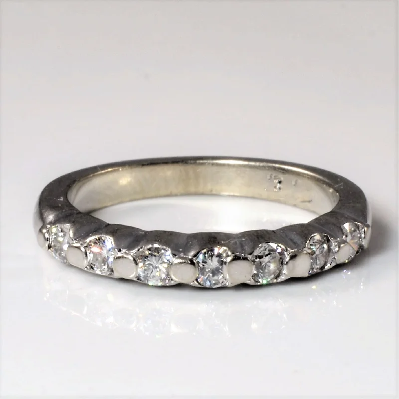 Premium Jewelry At Promotional Prices – Shine Today Flush Set Diamond Wedding Band | 0.32ctw | SZ 6.5 |