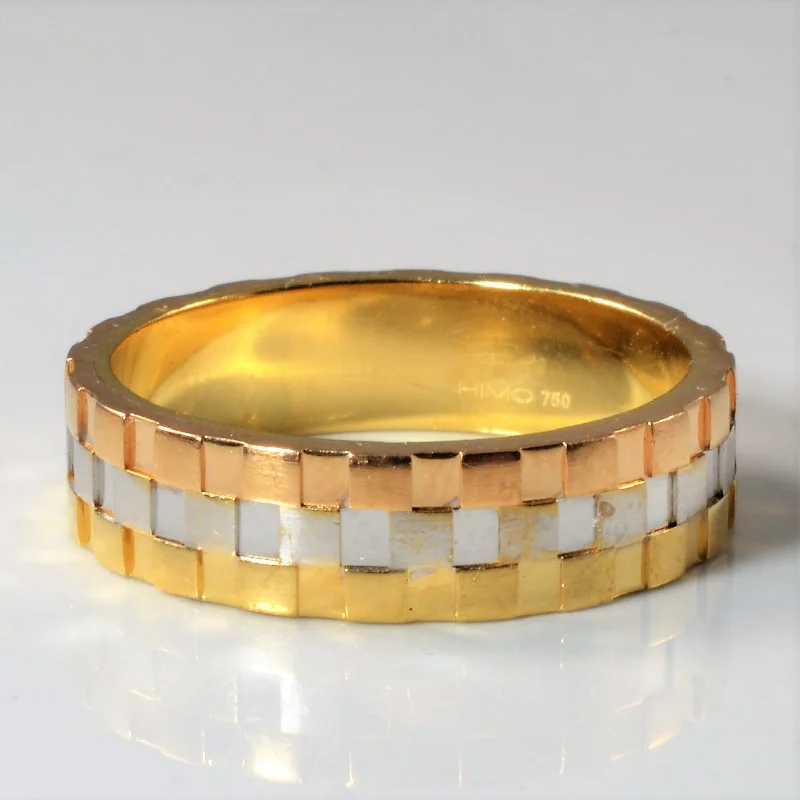 High-End Sparkle, Low-End Prices – Shop Now Woven Tri Tone Band | SZ 10.75 |