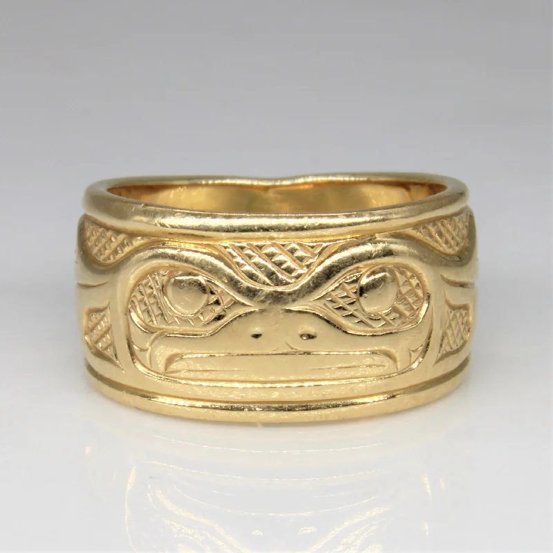 Unmissable Jewelry Clearance – Final Reductions Salish Frog Art Band | SZ 5 |
