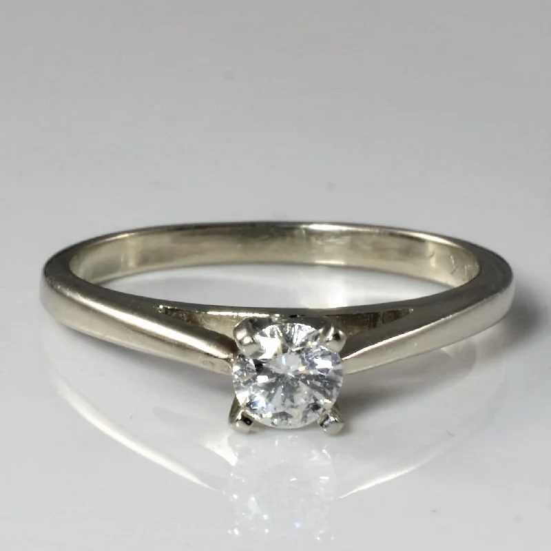 Beautiful Jewelry, Breathtaking Discounts – Hurry In Petite Cathedral Solitaire Diamond Ring | 0.26ct | SZ 5.5 |