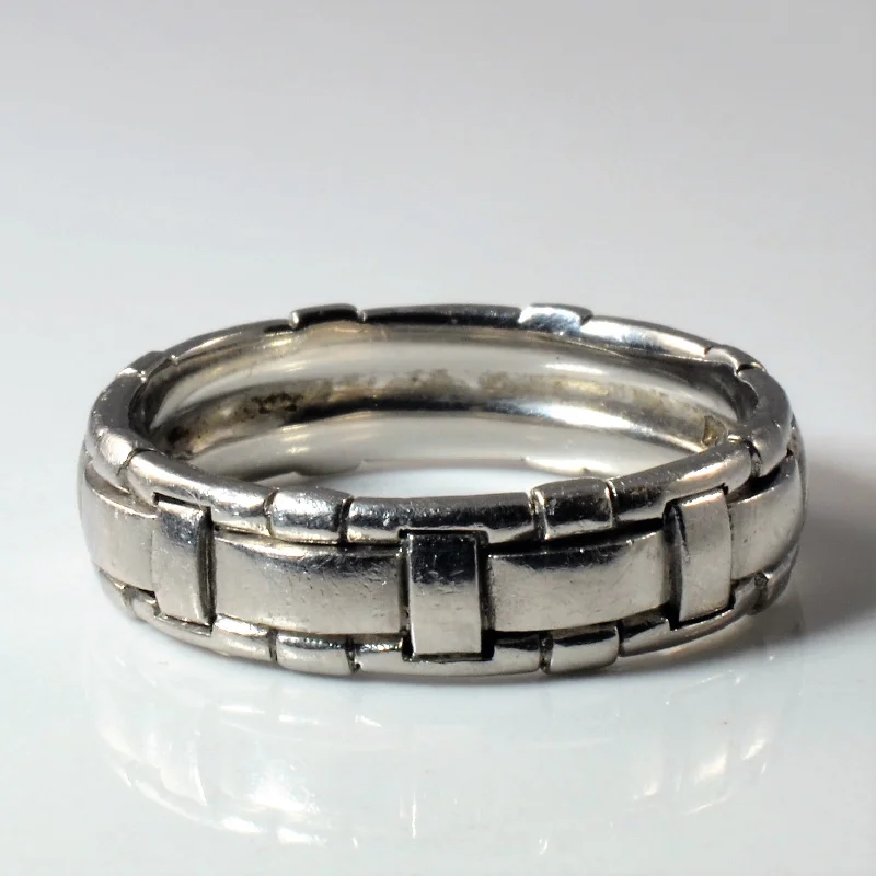 Must-Have Jewelry At Irresistible Discounts Scott Kay' Textured Palladium Band | SZ 10.25 |