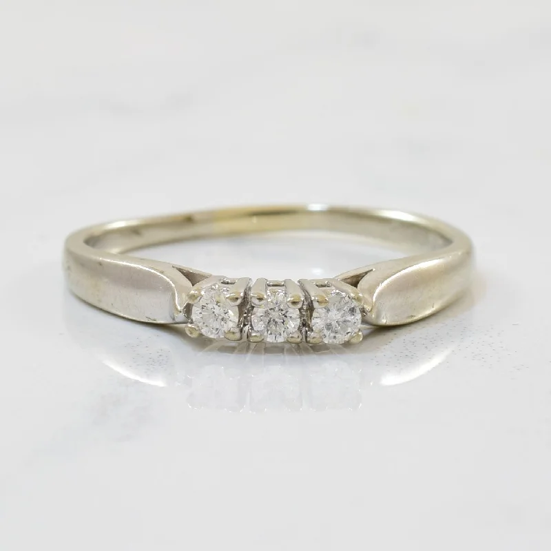 Last Chance To Shop High-End Jewelry At Markdown Prices Three Stone Diamond Ring | 0.10ctw | SZ 8.5 |