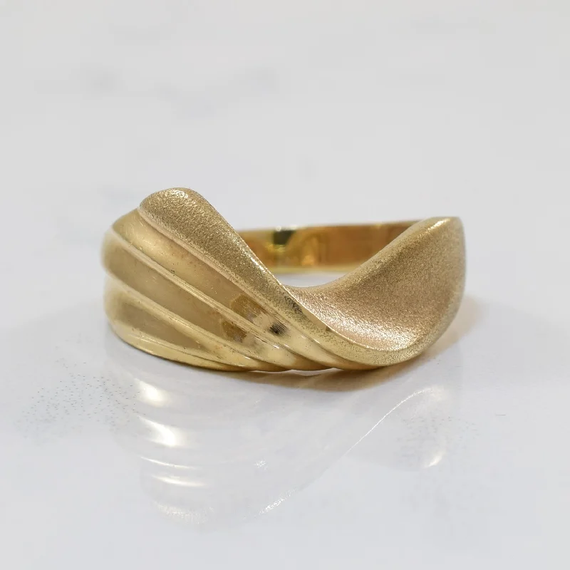 Shine In Style – Shop Jewelry Discounts Today Brushed & Twisted Step Band | SZ 7.75 |