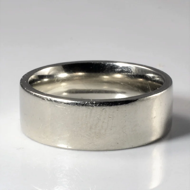 Jewelry Flash Sale – Stylish Designs At Unbeatable Rates White Gold Flat Band | SZ 8.25 |