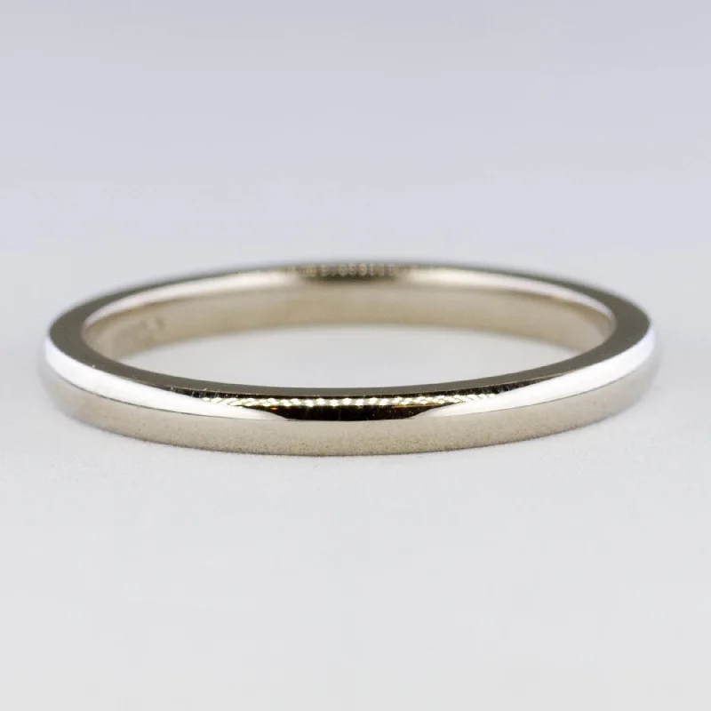 Bestselling Jewelry Now On Sale – Elevate Your Look '100 Ways' 14k White Gold Dainty Band | 2mm
