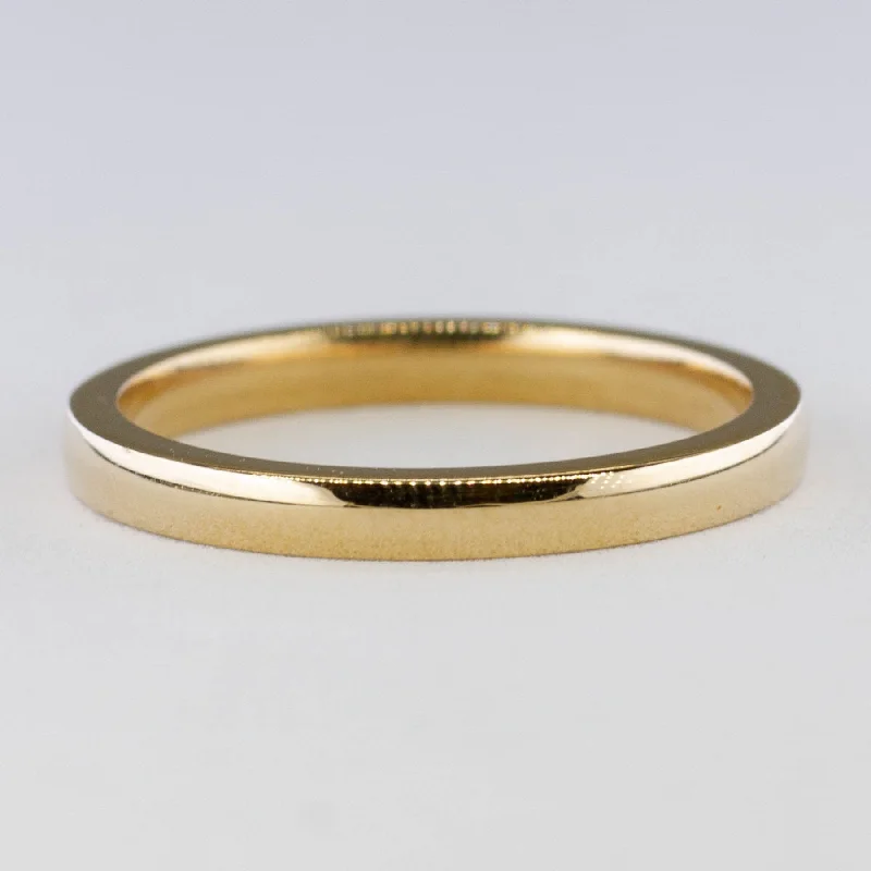 Limited-Stock Jewelry Clearance – Grab Your Favorites Now '100 Ways' 14k Yellow Gold Dainty Band | 2mm