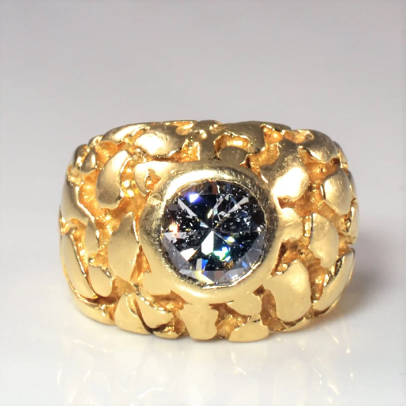 Limited-Time Offer On Elegant Jewelry Pieces Old European Diamond Cocktail Ring | 1.45ct | SZ 4.75 |