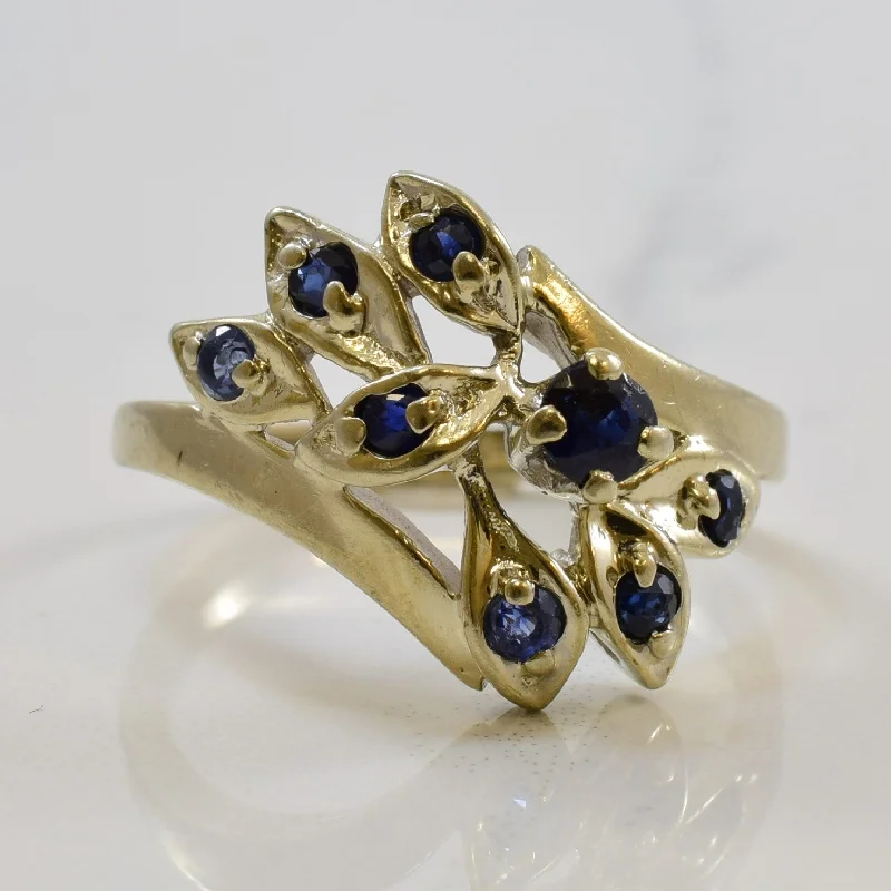 Limited-Stock Jewelry Sale – Shop Before It's Gone Blue Sapphire Cocktail Ring | 0.45ctw | SZ 8 |