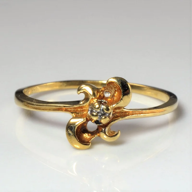 Premium Diamond Jewelry At Once-In-A-Lifetime Discounts Diamond Twist Ring | 0.02ct | SZ 6.25 |
