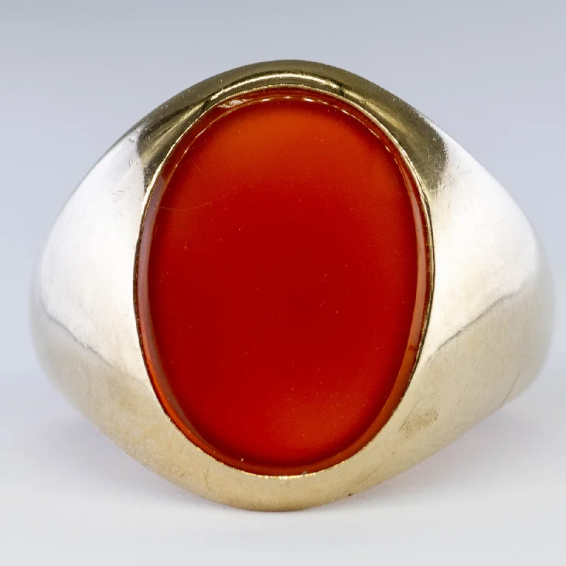 Shop Signature Jewelry Styles At Exclusive Prices 'Tiffany & Co.' Early 1960s Carnelian Ring | 3.25ct | SZ 8 |