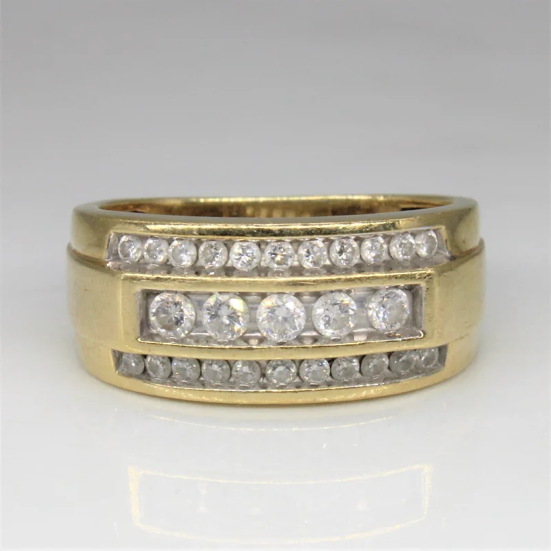 Don't Miss Out On Jaw-Dropping Jewelry Discounts Channel Set Diamond Ring | 0.50ctw | SZ 7 |