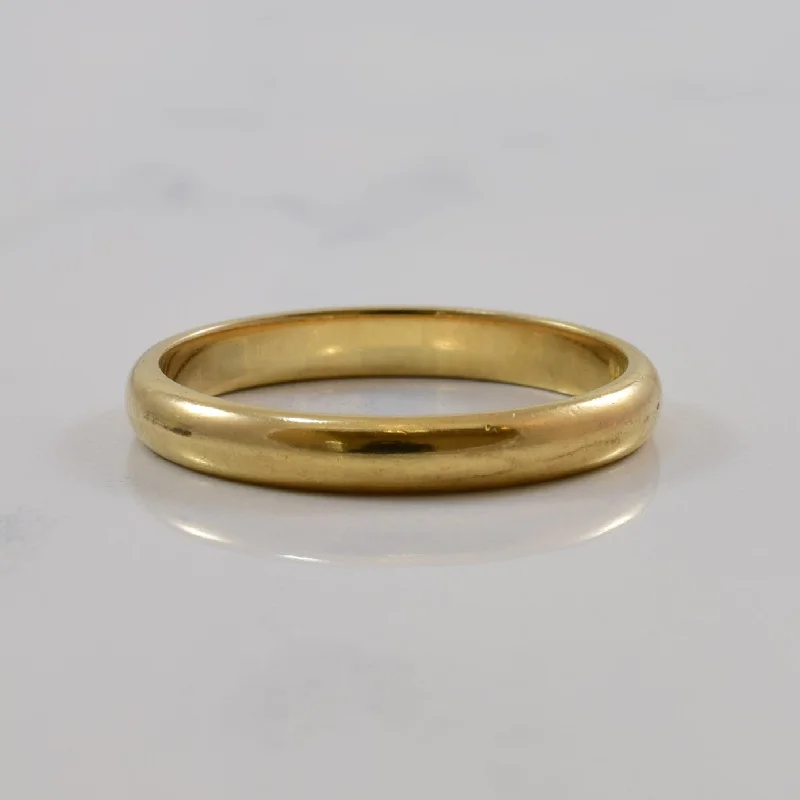Gorgeous Jewelry, Limited-Time Savings Classic Yellow Gold Band | SZ 7.5 |