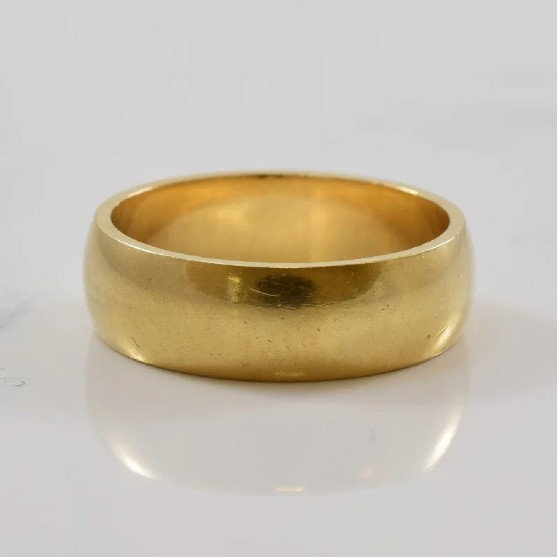 The Perfect Jewelry Piece At The Perfect Discount Classic Yellow Gold Cigar Band | SZ 4.75 |