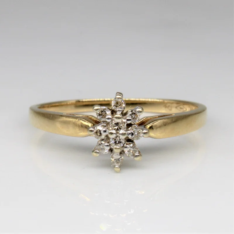 Luxury Jewelry Clearance – Shop Premium Styles Now Diamond Cluster Ring | 0.08ctw | SZ 6.5 |