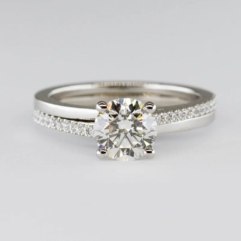 Exclusive Gemstone Jewelry At Special Prices De Beers' The Promise Platinum Engagement Ring | 1.14ctw | SZ 4.75 |
