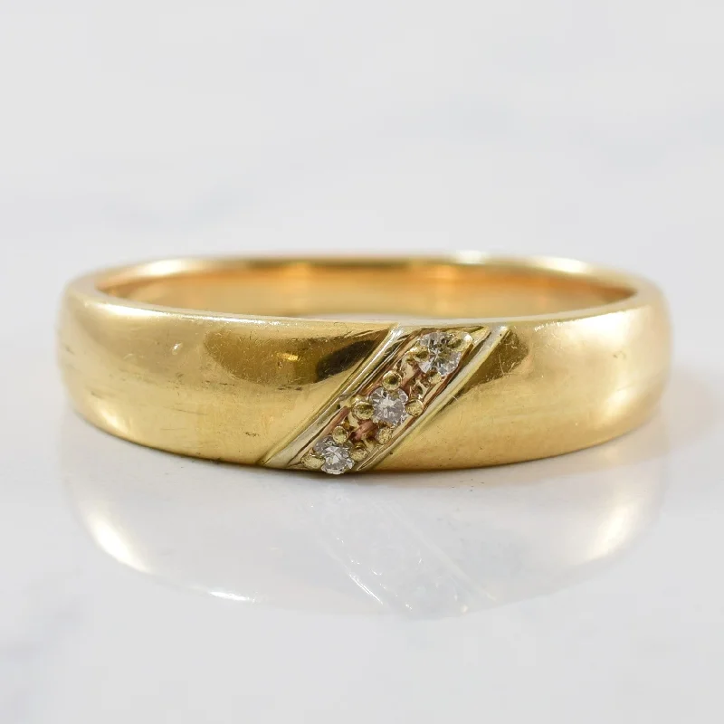 Shine In Style – Shop Jewelry Discounts Today Diagonal Three Stone Diamond Ring | 0.06ctw | SZ 11.5 |