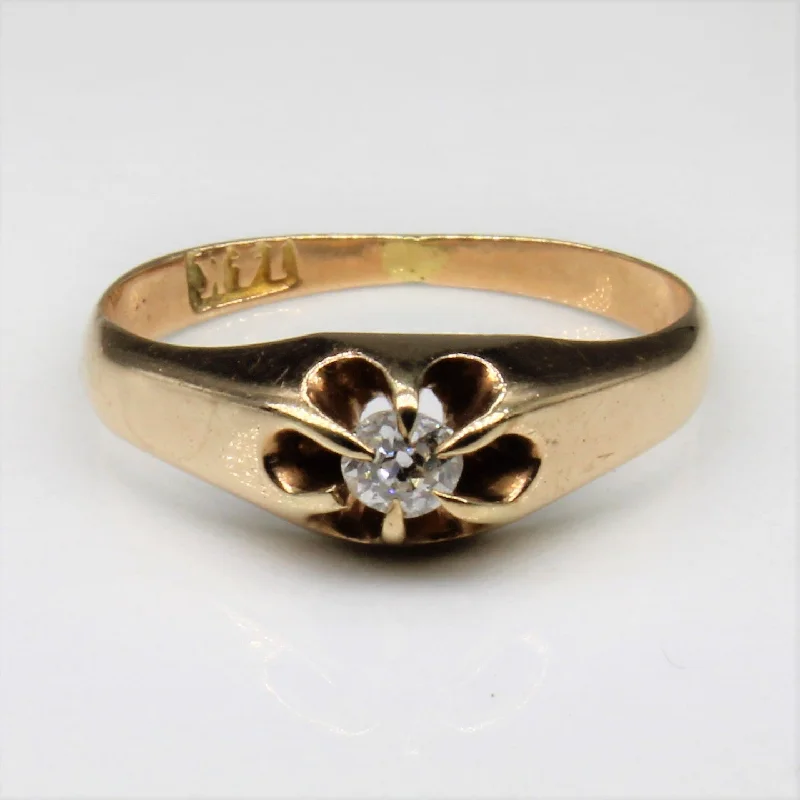 Breathtaking Jewelry At Limited-Time Savings Early 1900s Diamond Ring | 0.10ctw | SZ 3 |