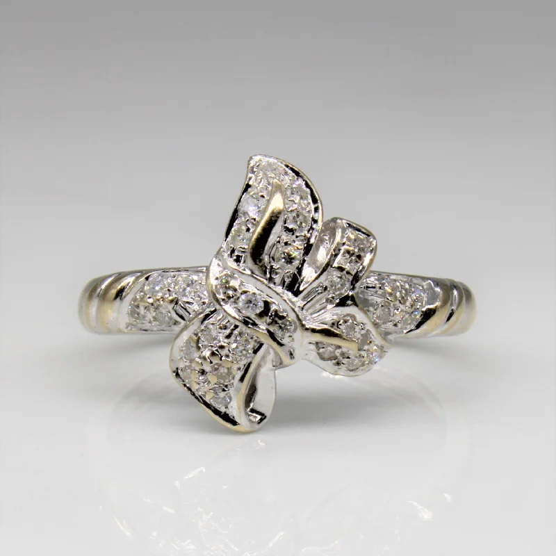 Limited-Time Jewelry Discounts – Shine Without The Splurge Diamond Bow Ring | 0.15ctw | SZ 6.75 |