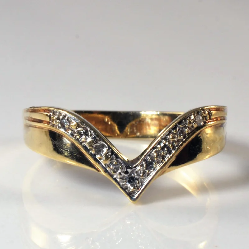 Personalized Jewelry Sale – Meaningful Gifts At Great Prices Diamond Chevron Band | 0.14ctw | SZ 7.75 |
