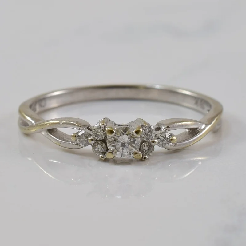 Best Jewelry Sale Prices – Limited-Time Offer Diamond Promise Ring | 0.12ctw | SZ 5.75 |