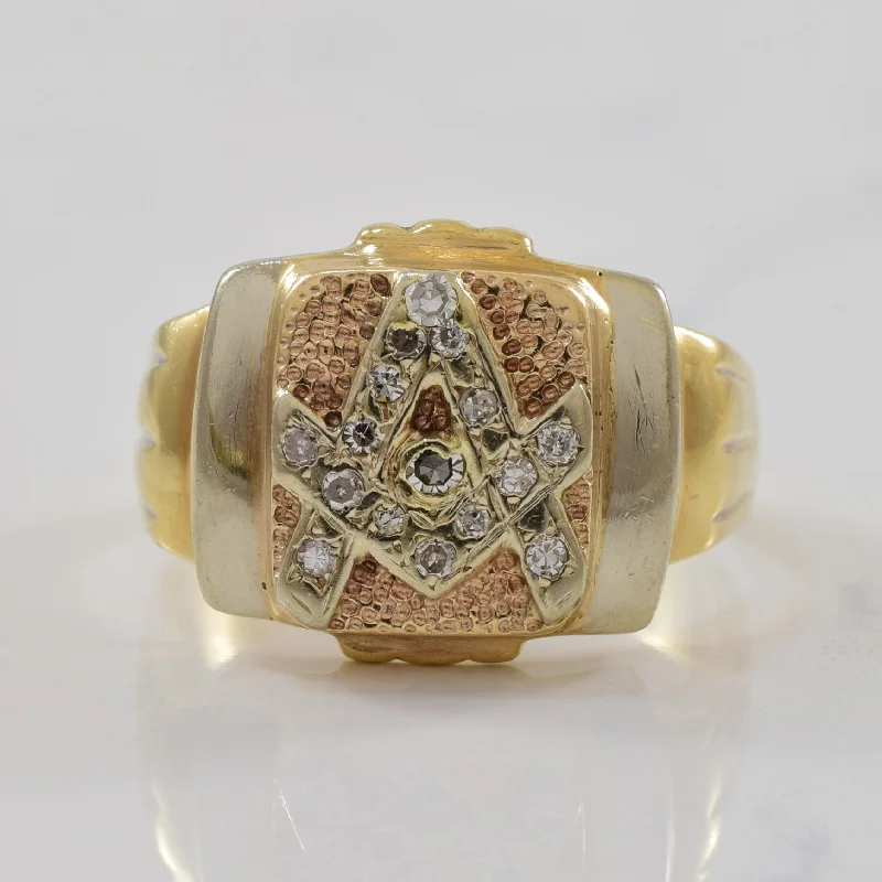 Flash Sale On Stunning Jewelry – Don't Miss Out Diamond Mason Ring | 0.18ctw | SZ 10.5 |
