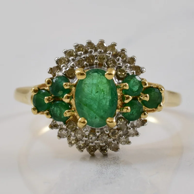 Get The Jewelry You Love At A Price You Love Emerald & Diamond Ring | 0.94ctw, 0.16ctw | SZ 10.25 |